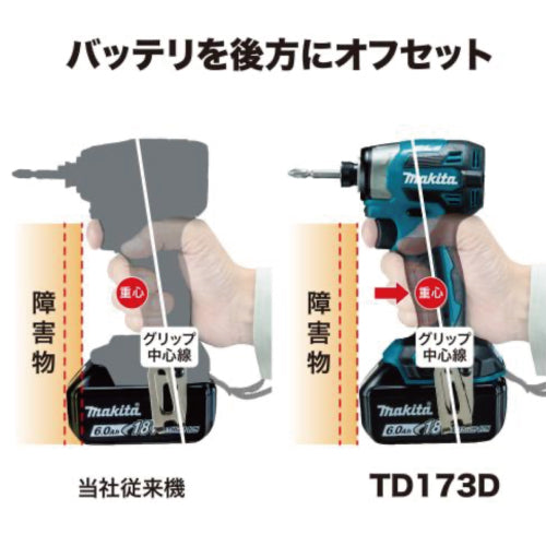 マキタ 充電式インパクトドライバ TD173DX 18V 充電器別売 – サンサン